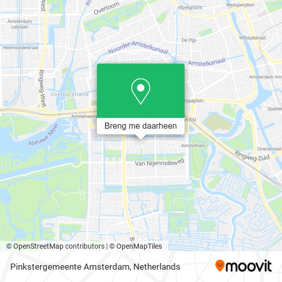 Pinkstergemeente Amsterdam kaart