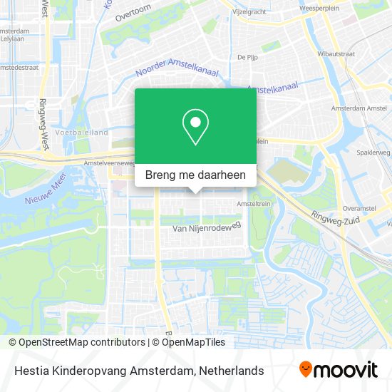Hestia Kinderopvang Amsterdam kaart