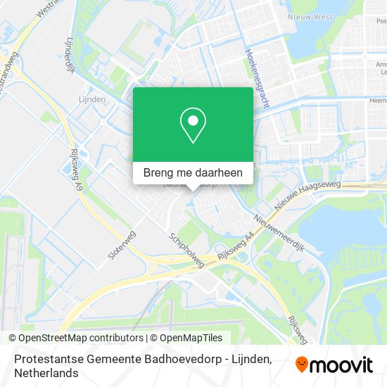 Protestantse Gemeente Badhoevedorp - Lijnden kaart