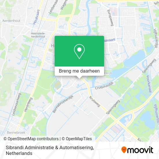 Sibrandi Administratie & Automatisering kaart