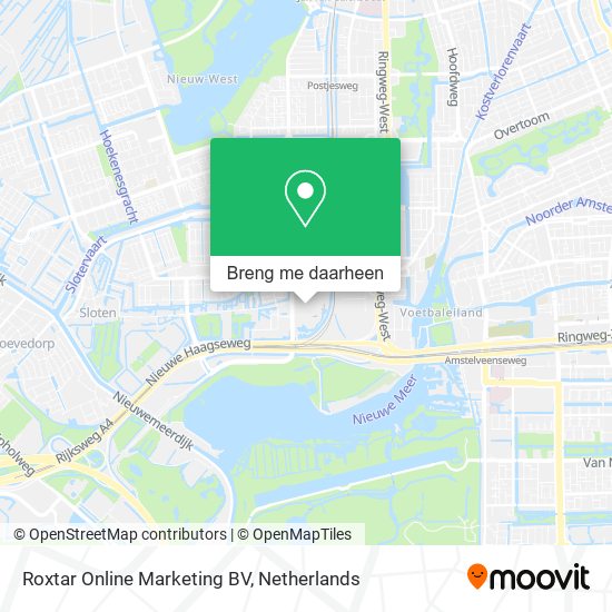 Roxtar Online Marketing BV kaart
