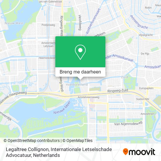 Legaltree Collignon, Internationale Letselschade Advocatuur kaart