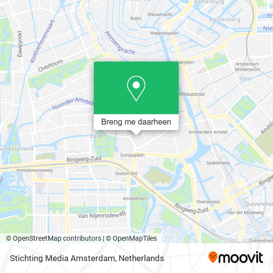 Stichting Media Amsterdam kaart