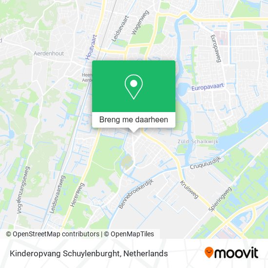 Kinderopvang Schuylenburght kaart