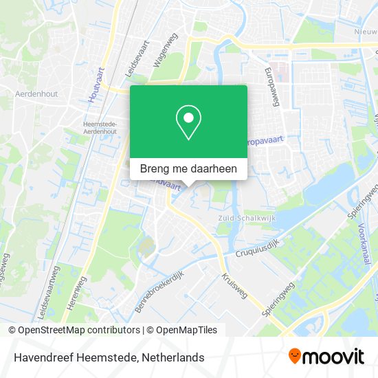 Havendreef Heemstede kaart