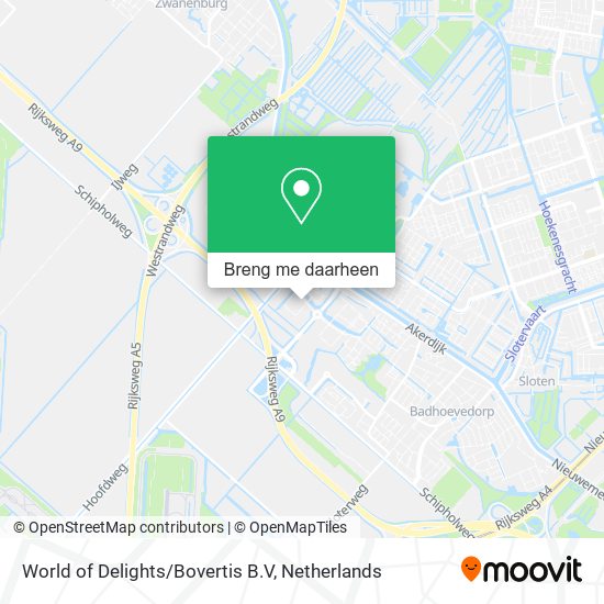 World of Delights/Bovertis B.V kaart