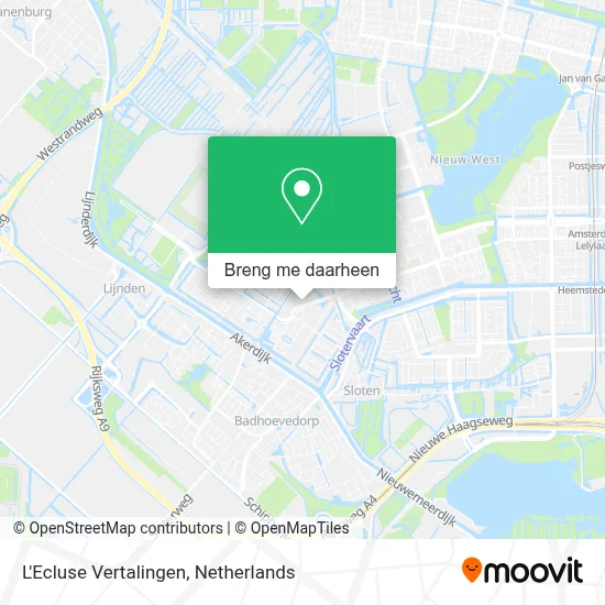 L'Ecluse Vertalingen kaart