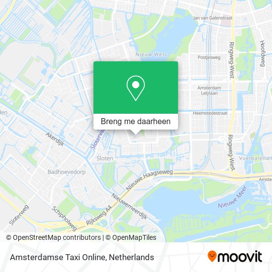 Amsterdamse Taxi Online kaart