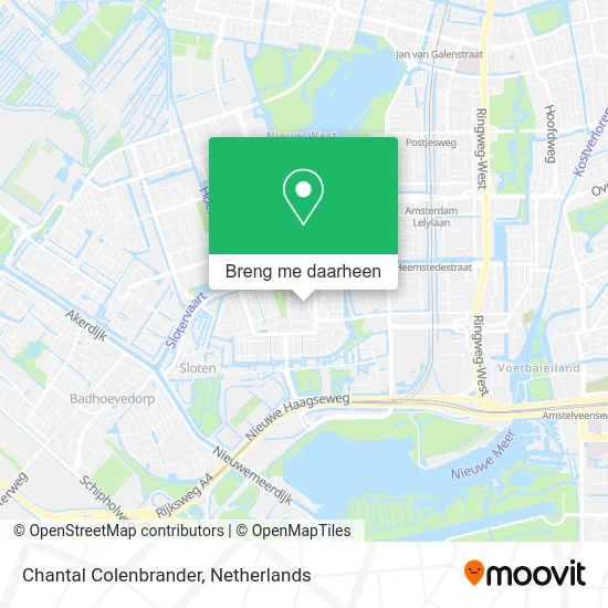 Chantal Colenbrander kaart