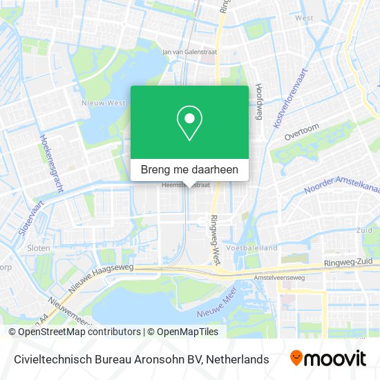 Civieltechnisch Bureau Aronsohn BV kaart