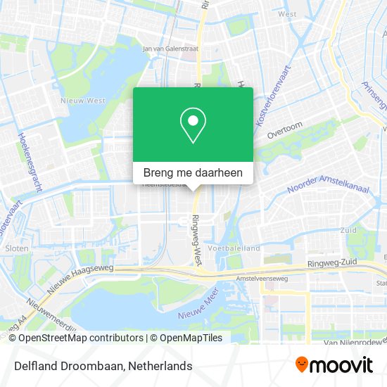 Delfland Droombaan kaart
