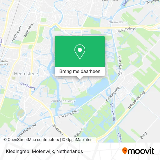 Kledingrep. Molenwijk kaart