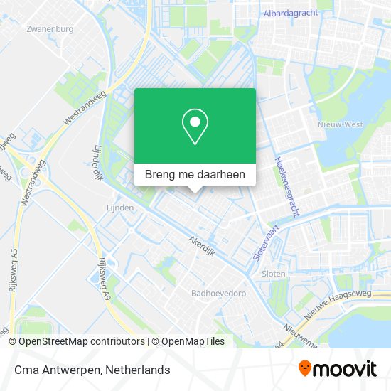 Cma Antwerpen kaart