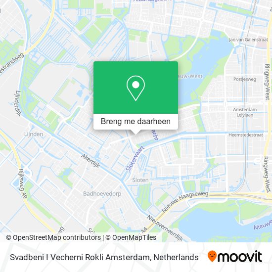 Svadbeni I Vecherni Rokli Amsterdam kaart