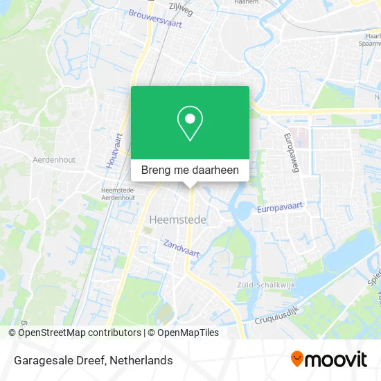 Garagesale Dreef kaart