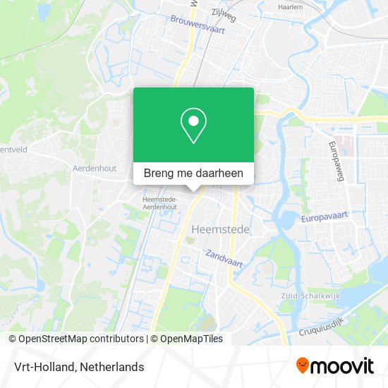 Vrt-Holland kaart