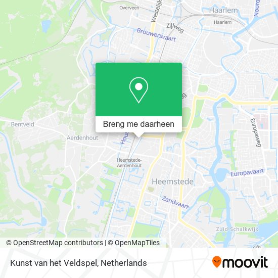 Kunst van het Veldspel kaart