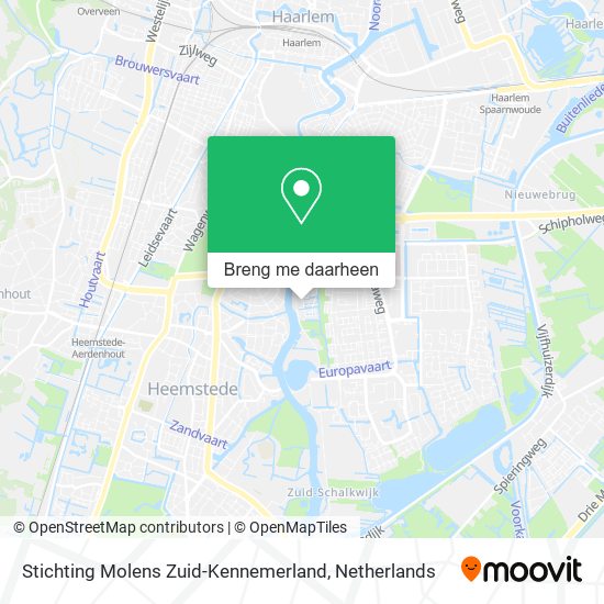 Stichting Molens Zuid-Kennemerland kaart