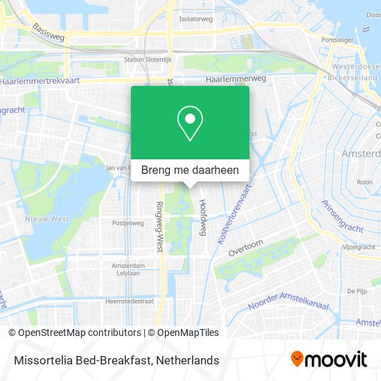 Missortelia Bed-Breakfast kaart