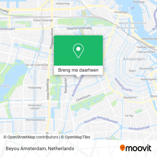 Beyou Amsterdam kaart