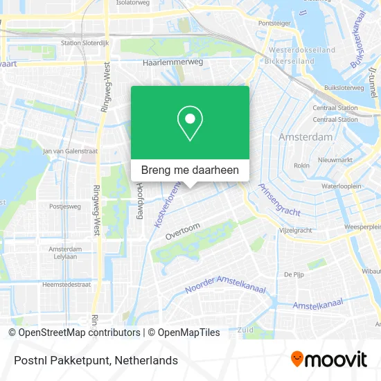 Postnl Pakketpunt kaart