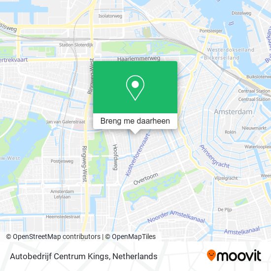 Autobedrijf Centrum Kings kaart