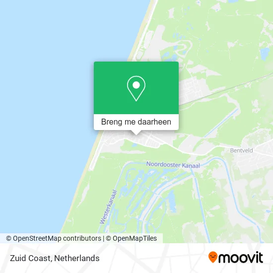 Zuid Coast kaart