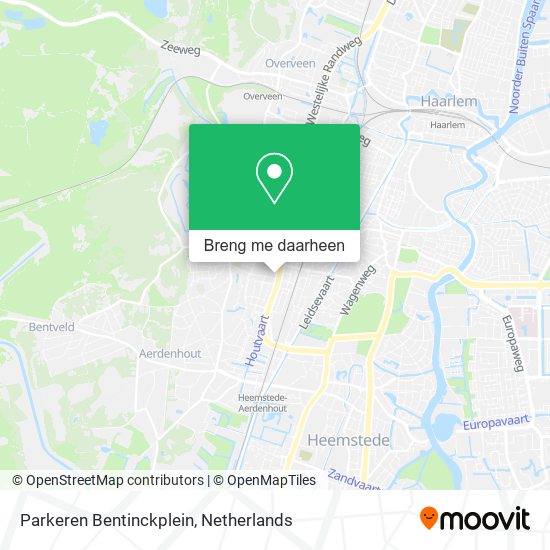 Parkeren Bentinckplein kaart