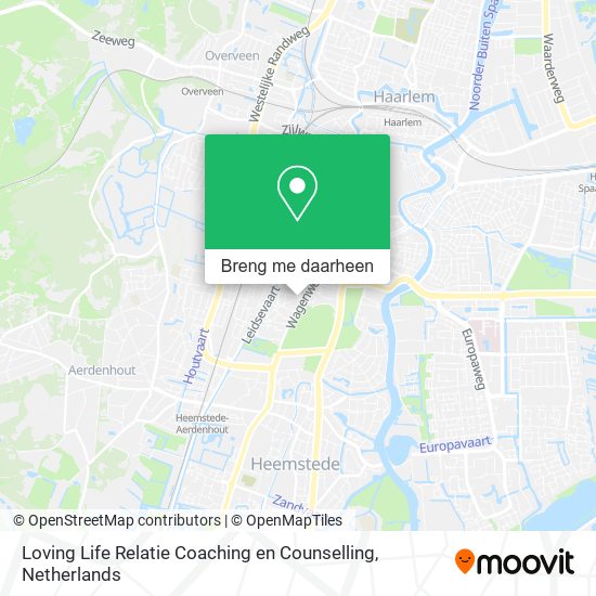 Loving Life Relatie Coaching en Counselling kaart