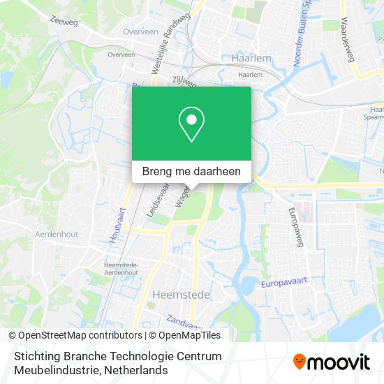 Stichting Branche Technologie Centrum Meubelindustrie kaart