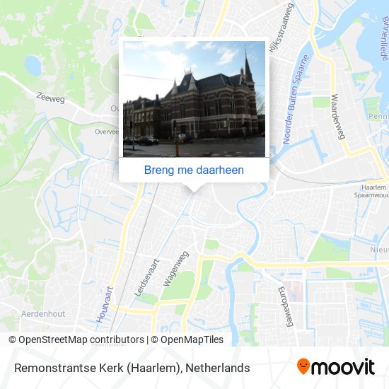 Remonstrantse Kerk (Haarlem) kaart