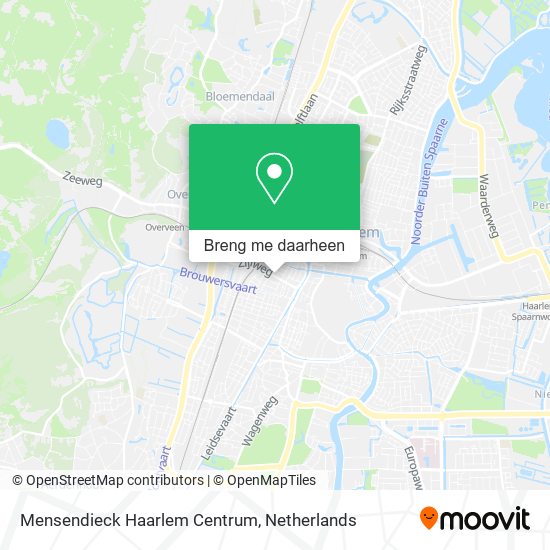 Mensendieck Haarlem Centrum kaart