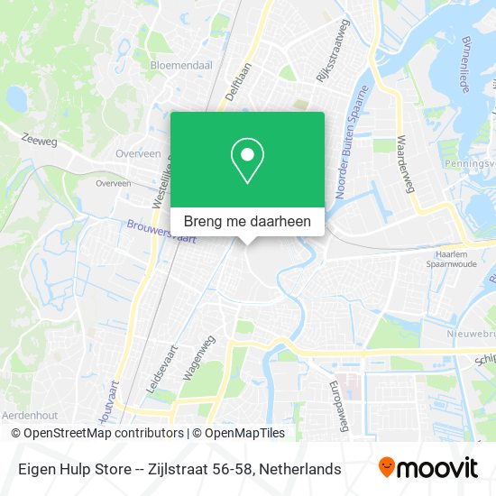 Eigen Hulp Store -- Zijlstraat 56-58 kaart