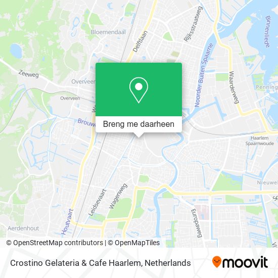 Crostino Gelateria & Cafe Haarlem kaart