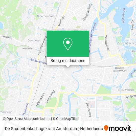 De Studentenkortingskrant Amsterdam kaart