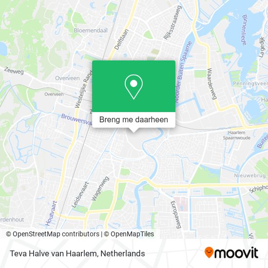 Teva Halve van Haarlem kaart