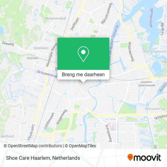 Shoe Care Haarlem kaart