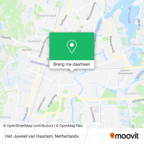 Het Juweel van Haarlem kaart