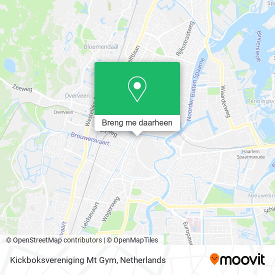 Kickboksvereniging Mt Gym kaart