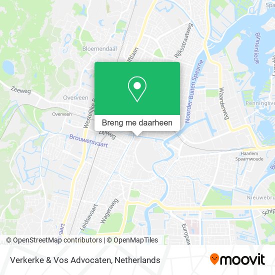 Verkerke & Vos Advocaten kaart