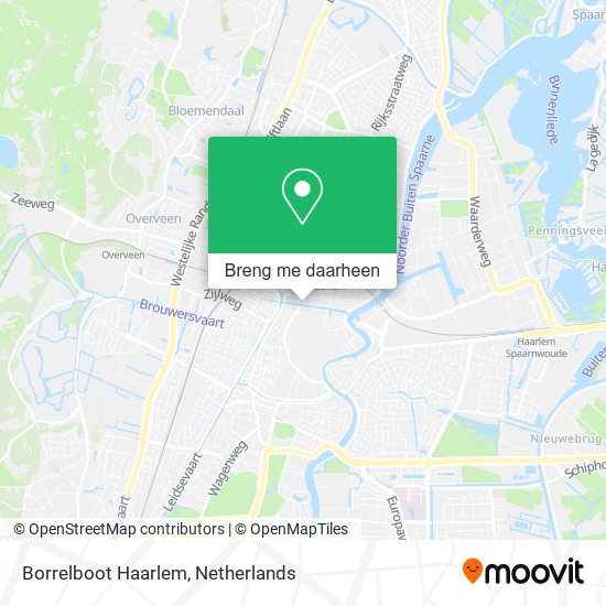 Borrelboot Haarlem kaart