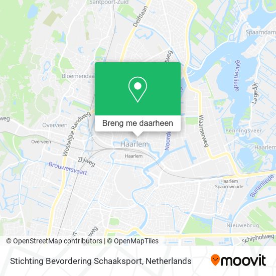 Stichting Bevordering Schaaksport kaart