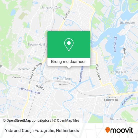 Ysbrand Cosijn Fotografie kaart