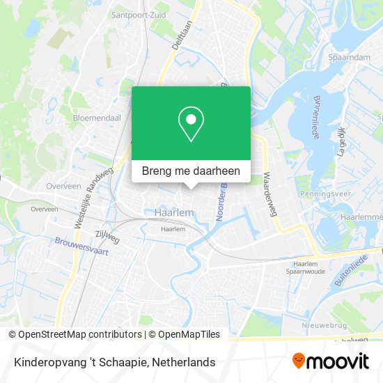 Kinderopvang 't Schaapie kaart