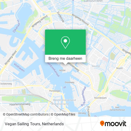 Vegan Sailing Tours kaart