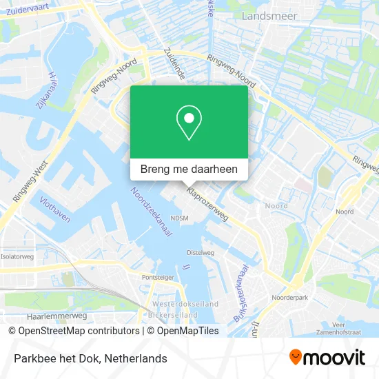 Parkbee het Dok kaart