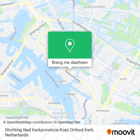 Stichting Ned Kerkprovincie Kopt Orthod Kerk kaart