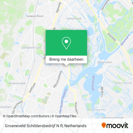 Groeneveld Schildersbedrijf N R kaart