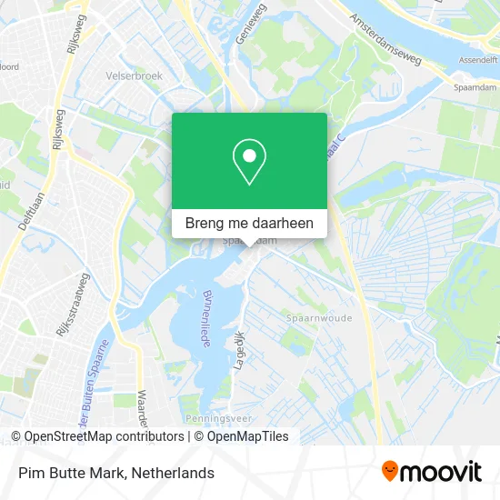 Pim Butte Mark kaart