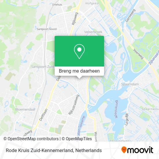 Rode Kruis Zuid-Kennemerland kaart